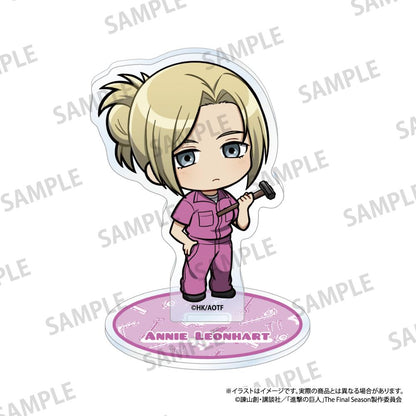 《進擊的巨人》亞克力立牌 阿尼·利昂納德（Q版）（DIY）