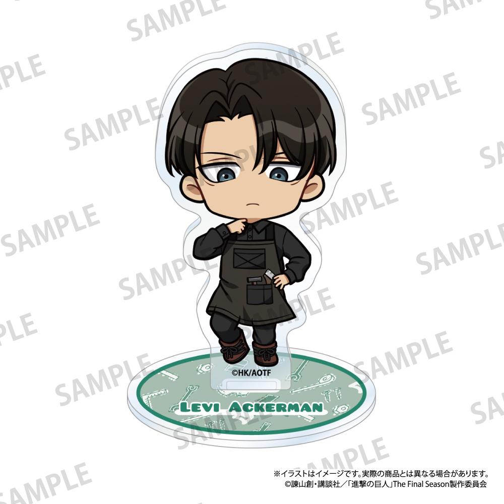 《進擊的巨人》亞克力立牌 利威爾·阿克曼（Q版）（DIY）