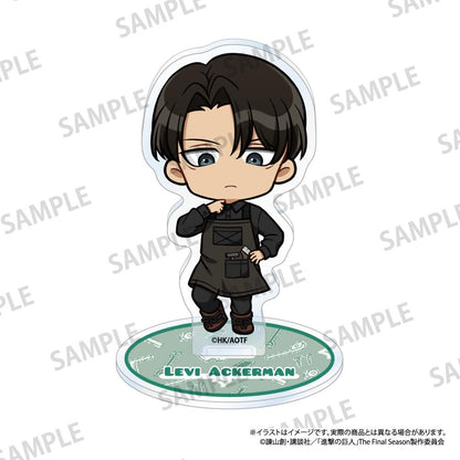 《進擊的巨人》亞克力立牌 利威爾·阿克曼（Q版）（DIY）