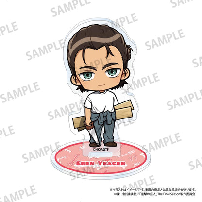 《進擊的巨人》亞克力立牌 艾倫·耶格爾（Q版）（DIY）