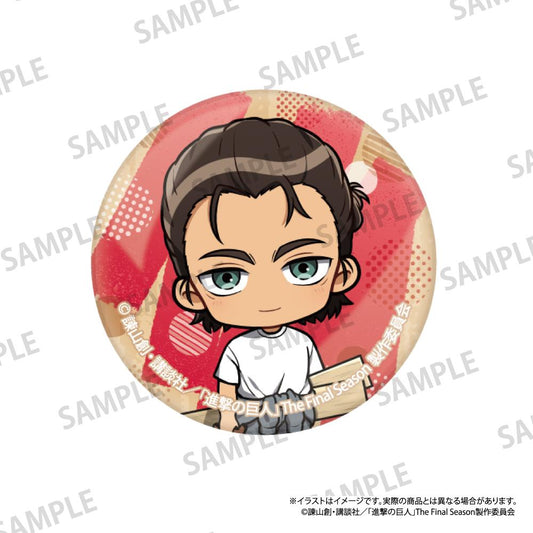 《進擊的巨人》玻璃磁貼 艾倫·耶格爾（Q版角色）（DIY）