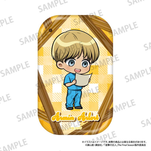 《進擊的巨人》長方形徽章 阿爾敏·阿諾德（Q版角色）（DIY）