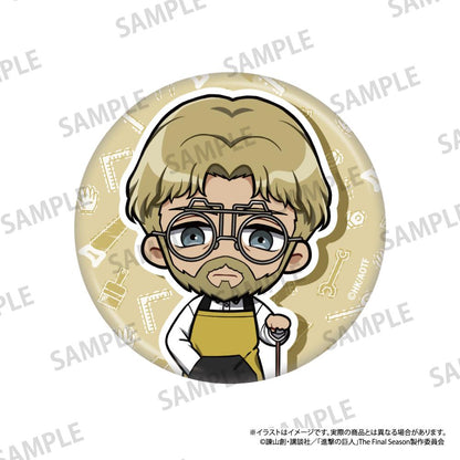 《進擊的巨人》圓形徽章 吉克·耶格爾（Q版角色）（DIY）