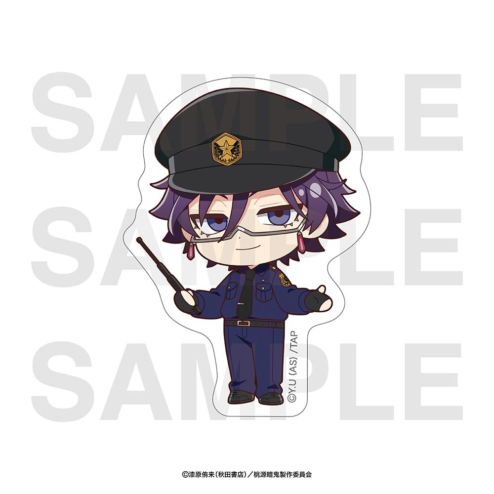 《桃源暗鬼》_～police～異形剪裁貼紙 桃華月詠
