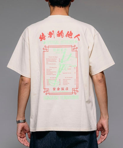 SPE × 紫金飯店 × FREAK'S 夜光背部印花圓領T恤