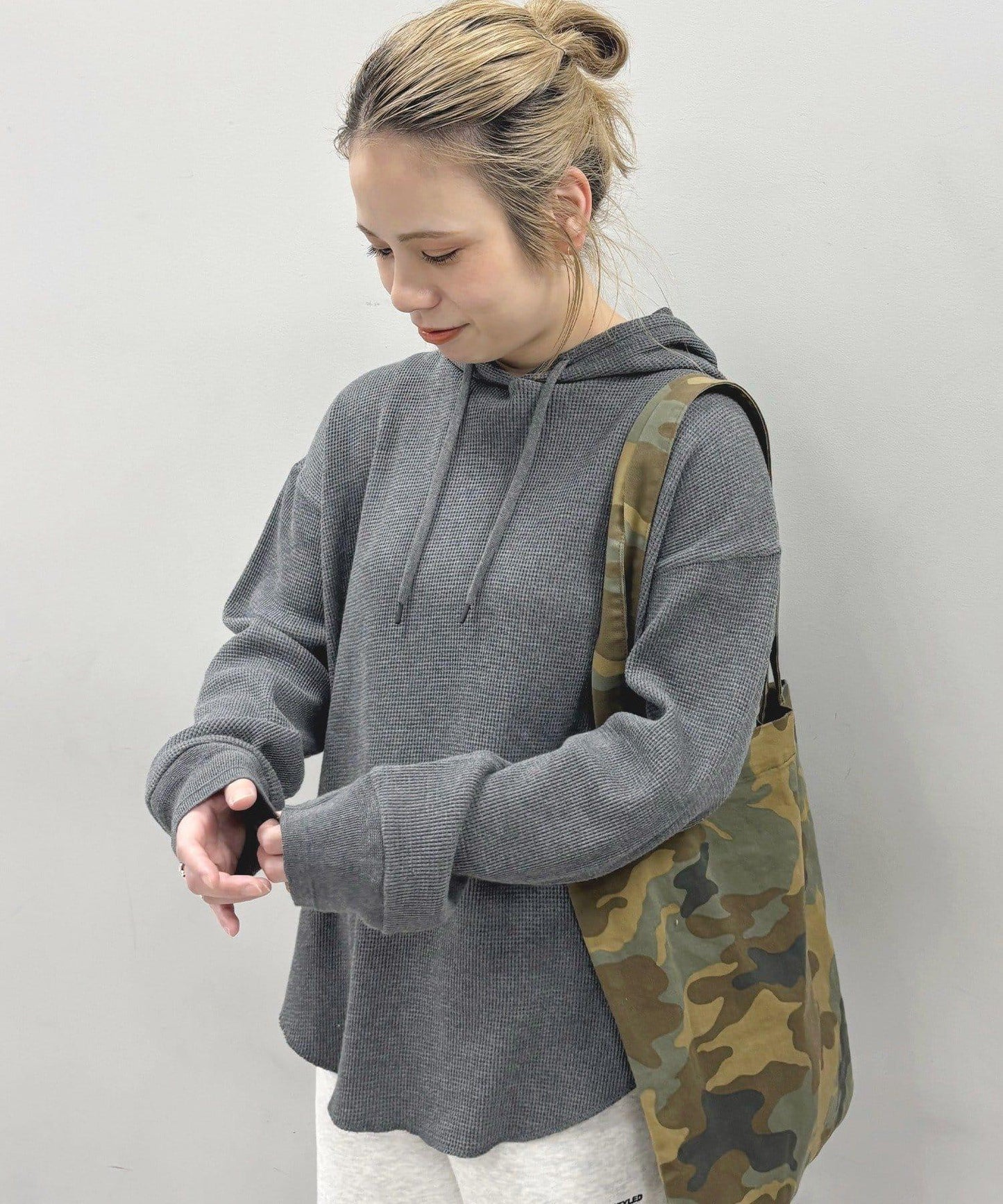 【@yns628企畫】華夫格拼接連帽衛衣