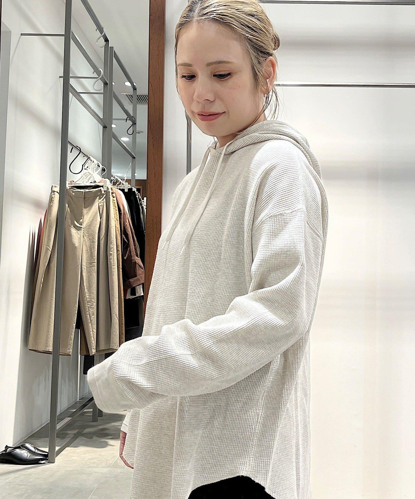 【@yns628企畫】華夫格拼接連帽衛衣