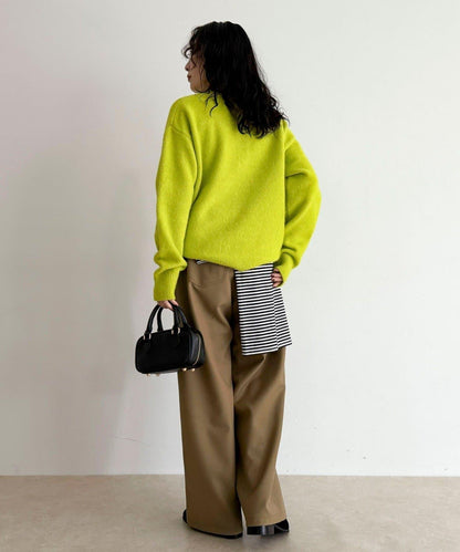 亨利領針織套頭衫