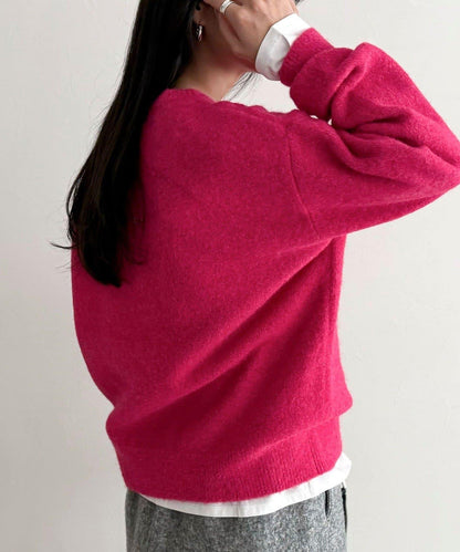 亨利領針織套頭衫