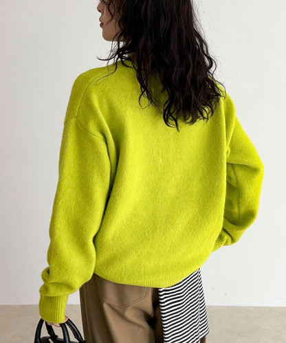 亨利領針織套頭衫