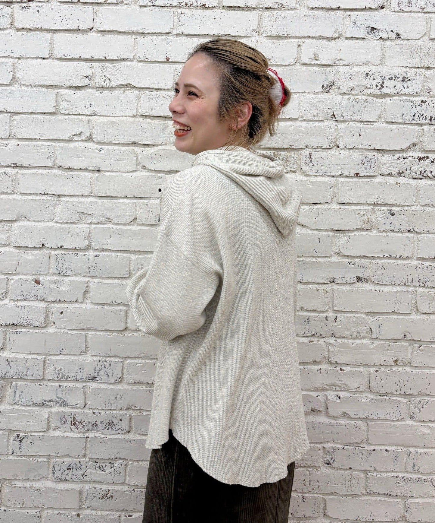 【@yns628企畫】華夫格拼接連帽衛衣