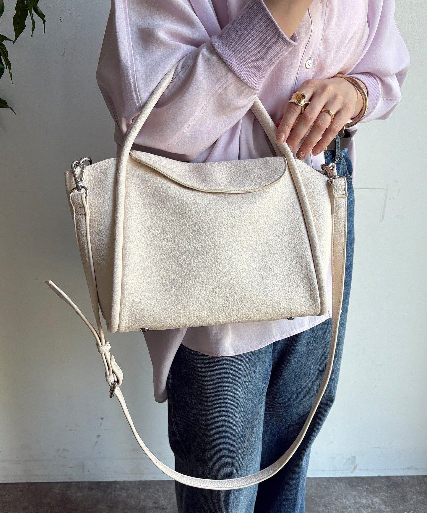 手提翻蓋托特包