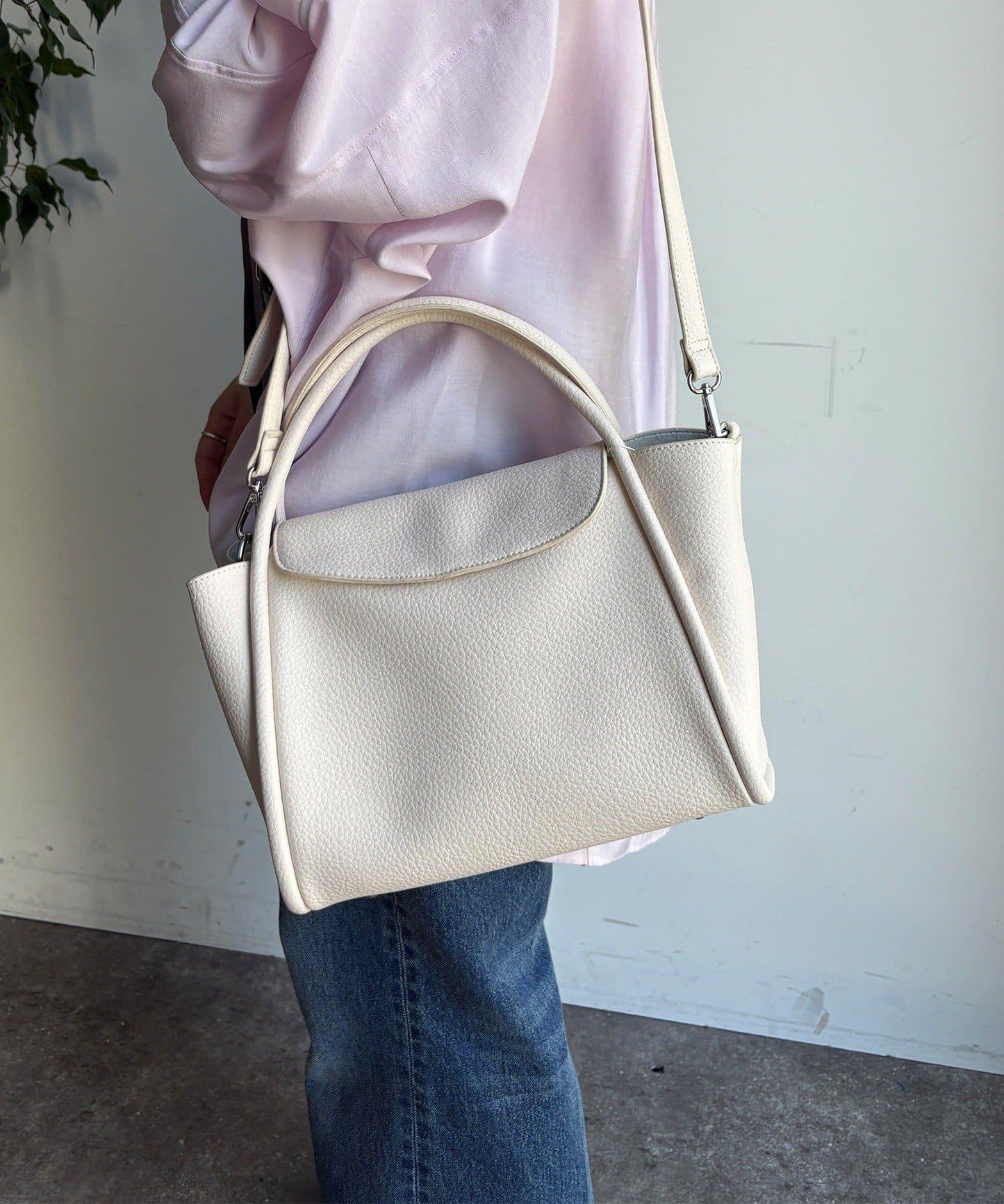 手提翻蓋托特包