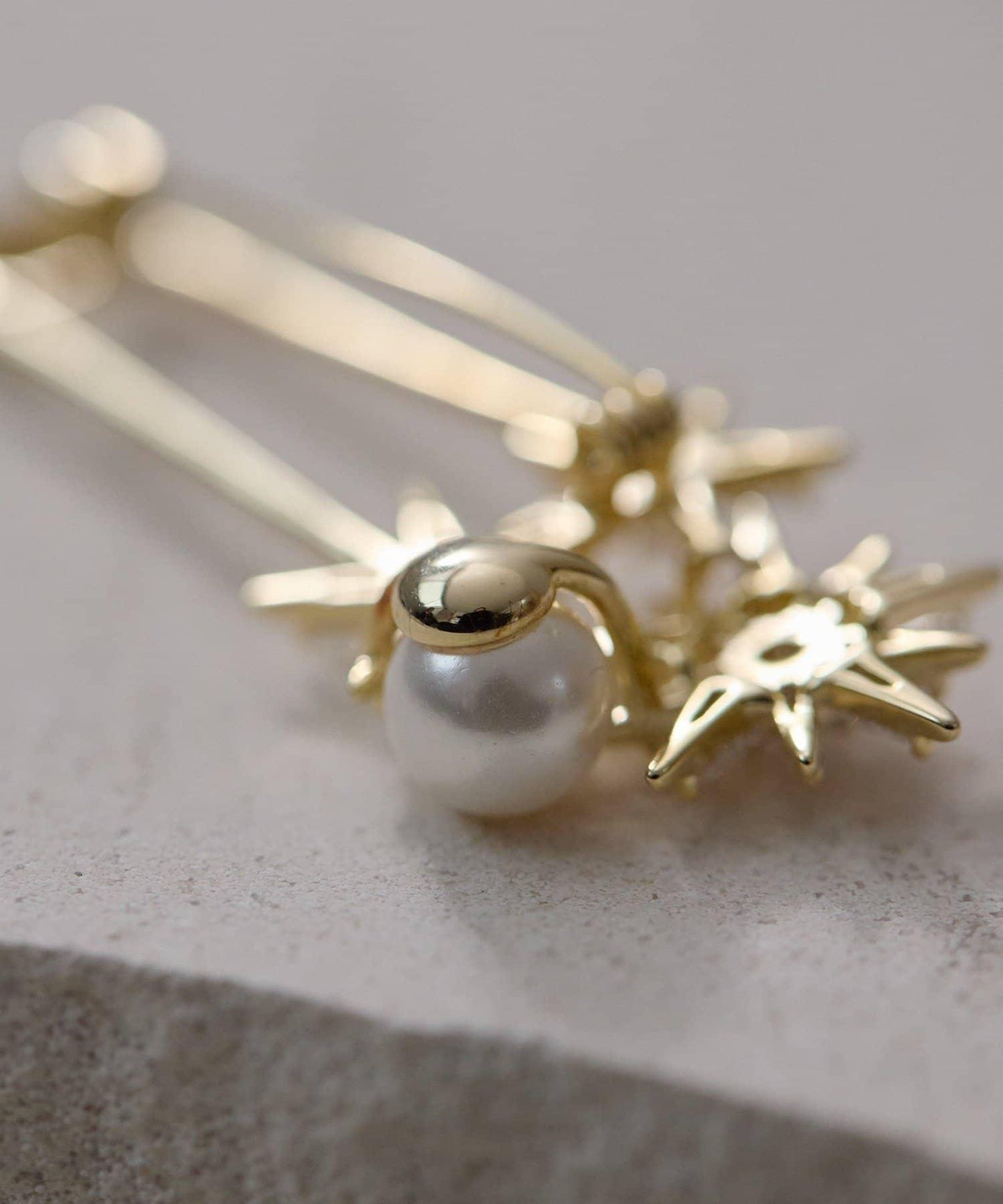 星形珍珠胸針