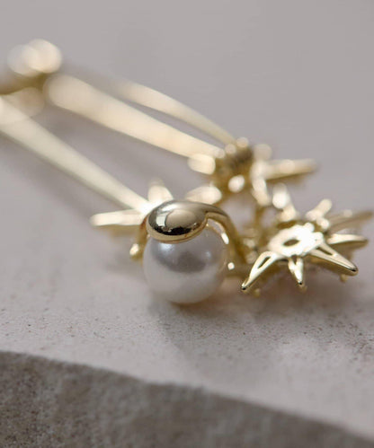 星形珍珠胸針