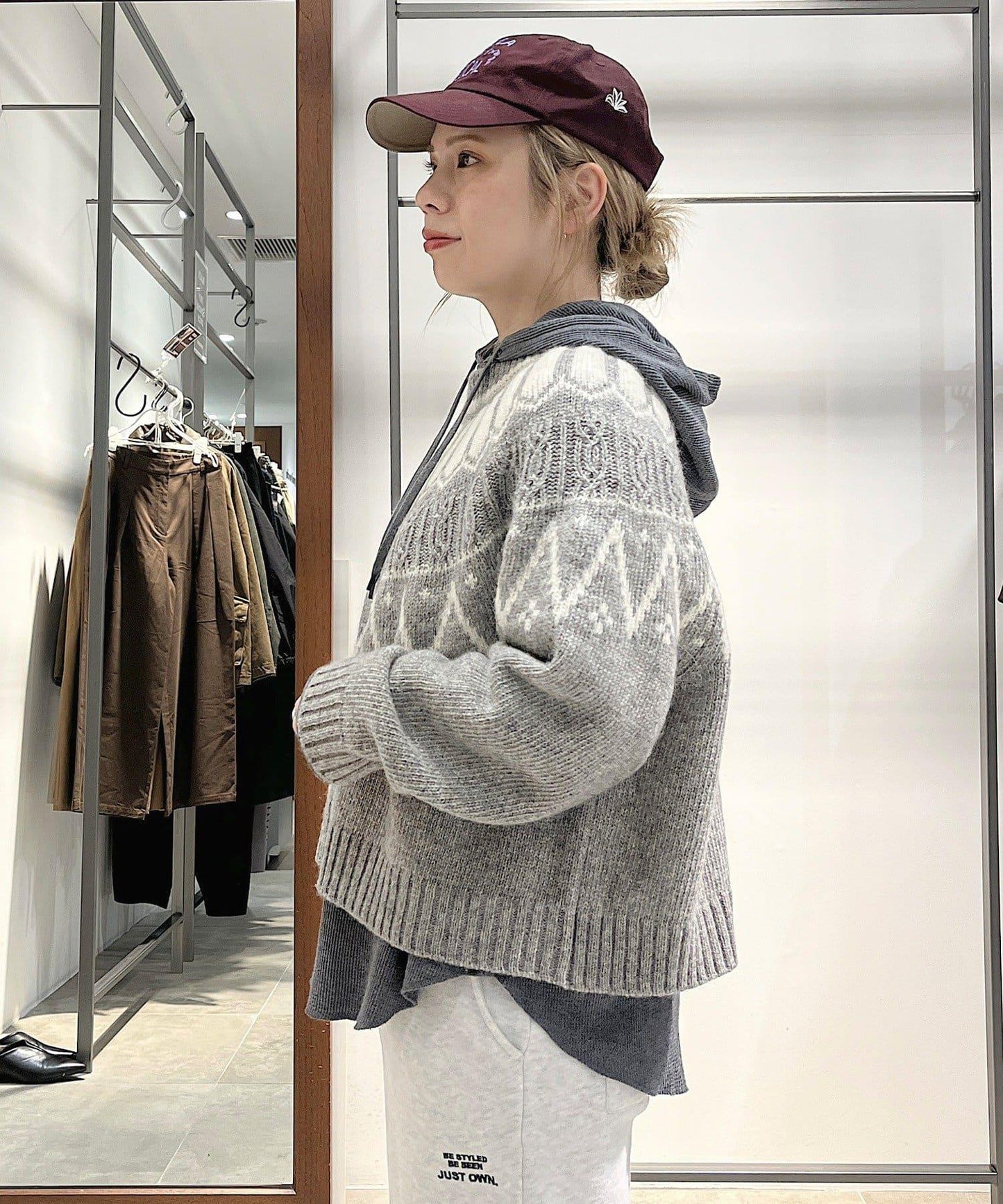 【@yns628企畫】華夫格拼接連帽衛衣