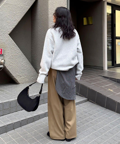 亨利領針織套頭衫