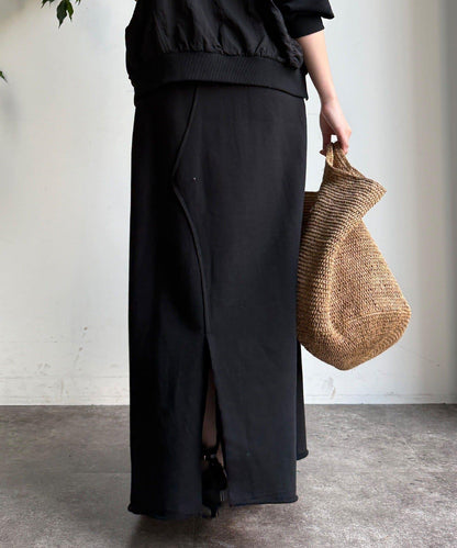 側邊條紋衛衣裙