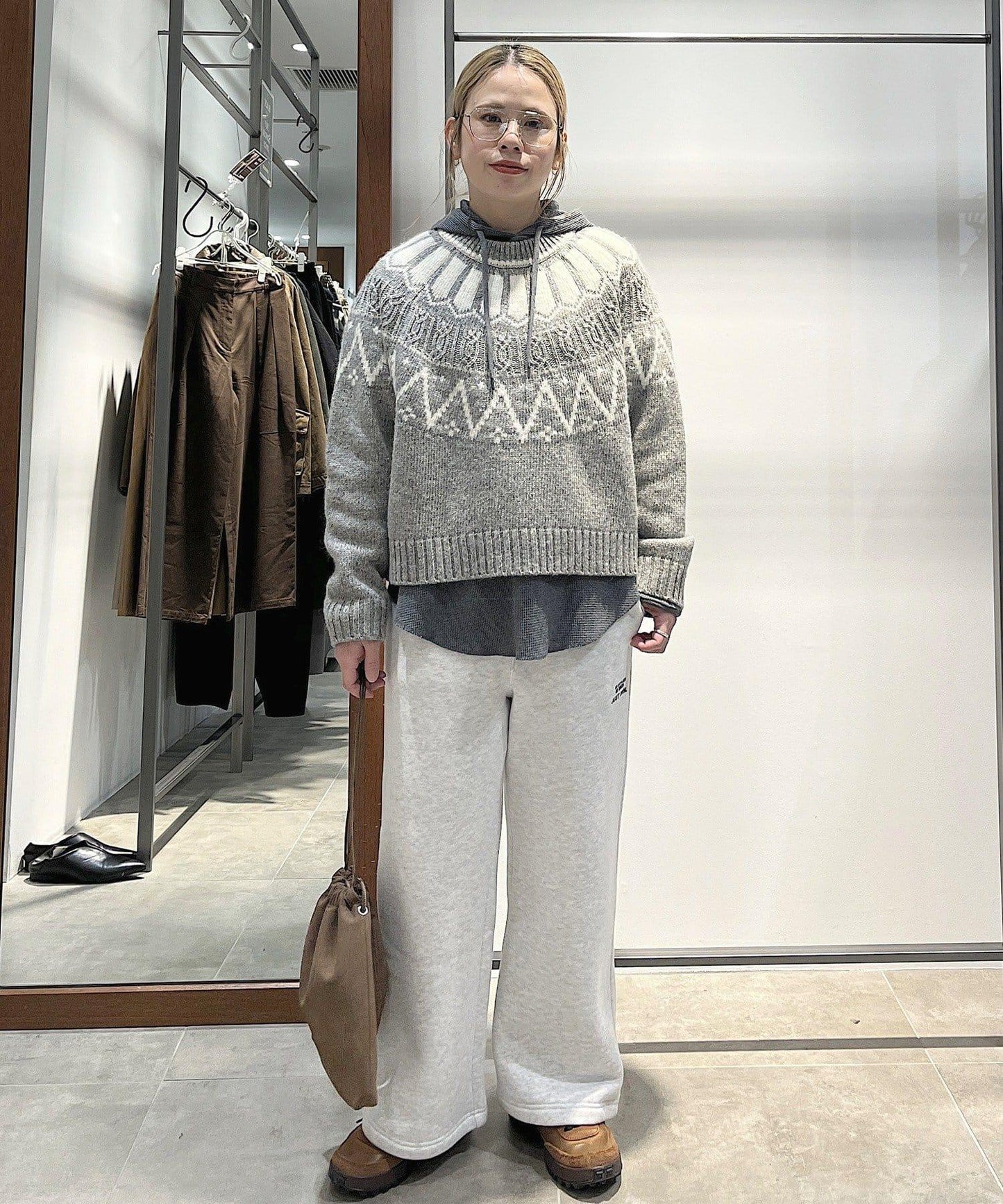 【@yns628企畫】華夫格拼接連帽衛衣