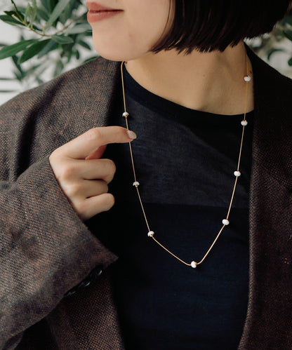 黑白簡約長款項鍊