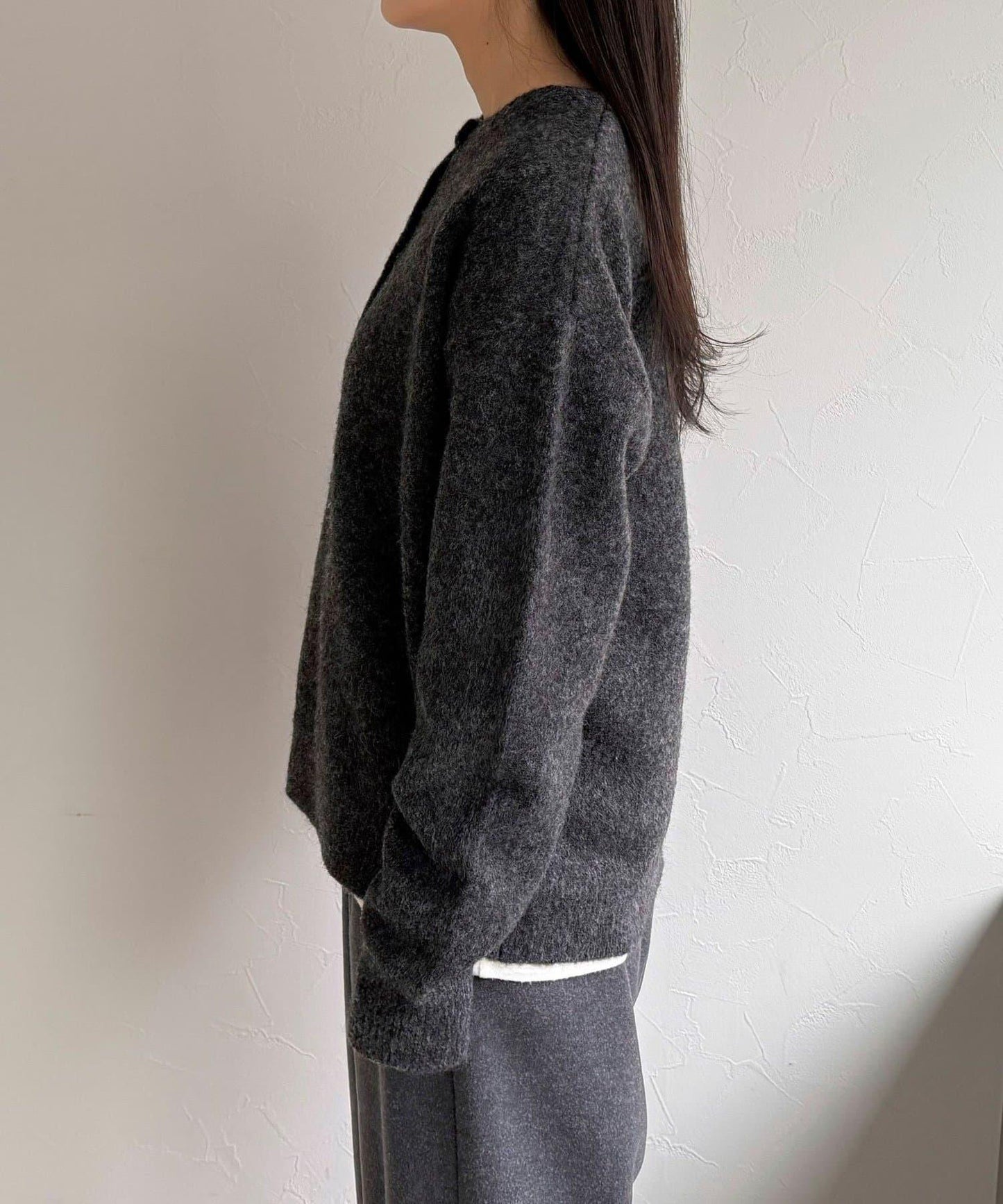 亨利領針織套頭衫