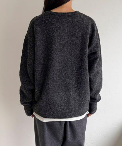 亨利領針織套頭衫