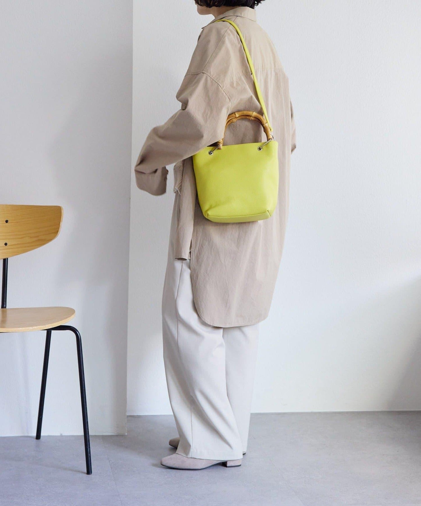 《本革》竹編托特包S