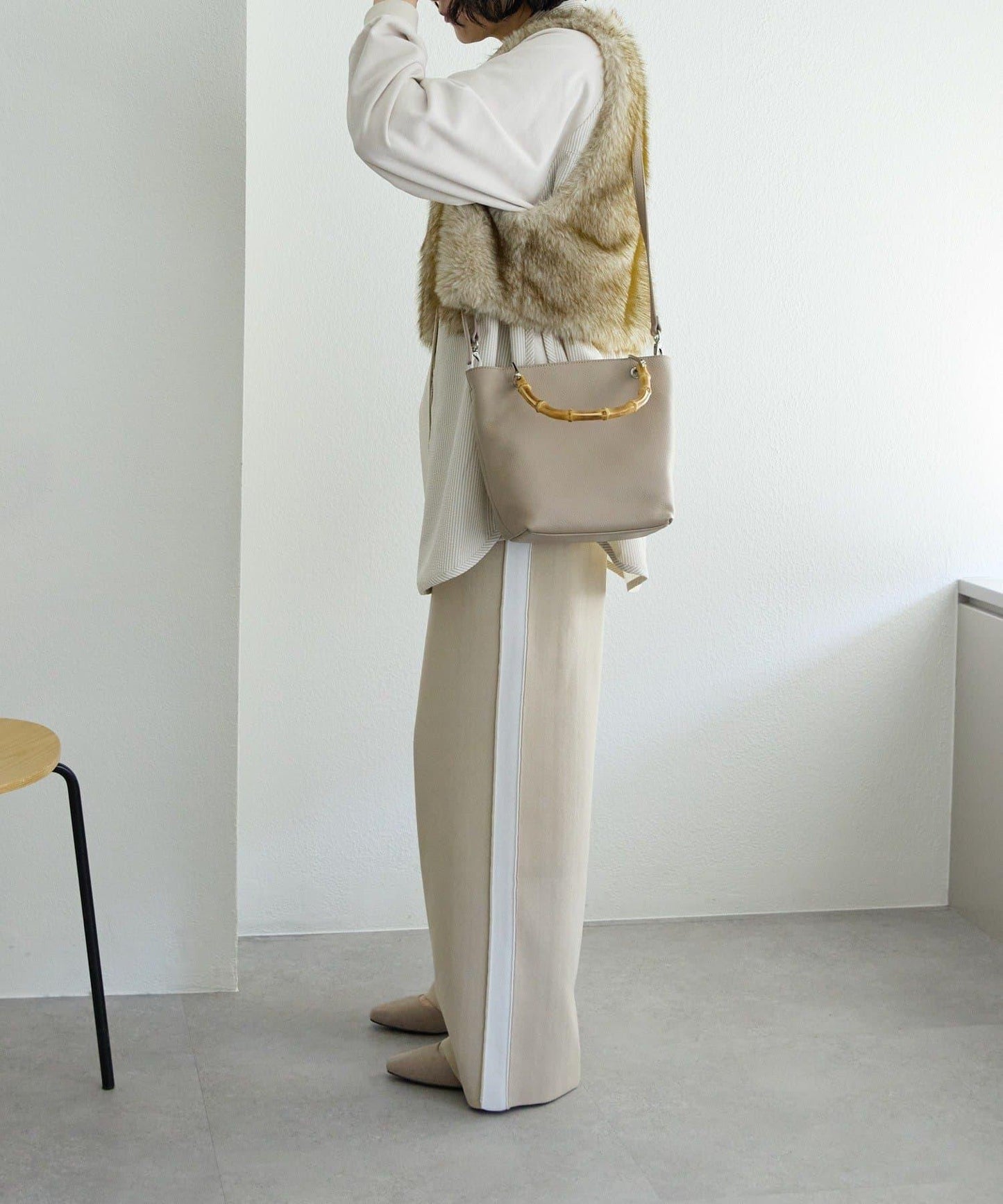 《本革》竹編托特包S