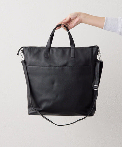 《本革/A4サイズ対応》豎款托特包L