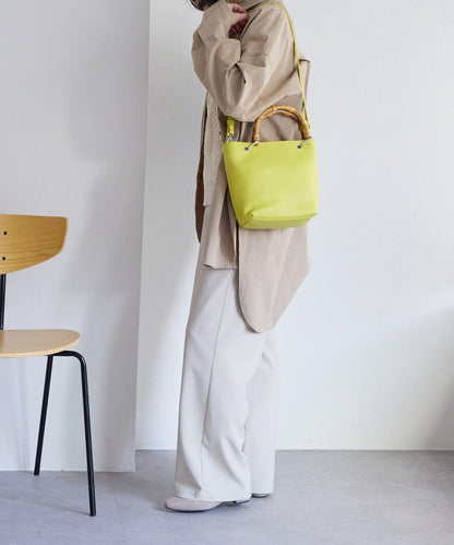 《本革》竹編托特包S