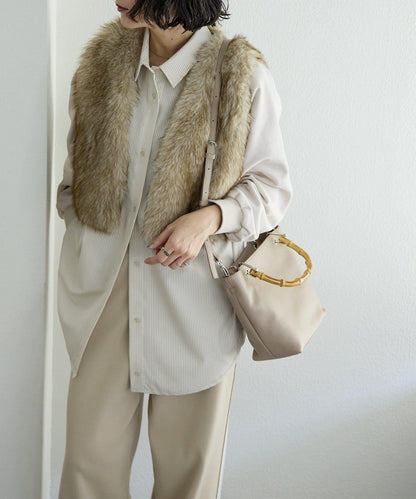 《本革》竹編托特包S