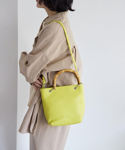 《本革》竹編托特包S