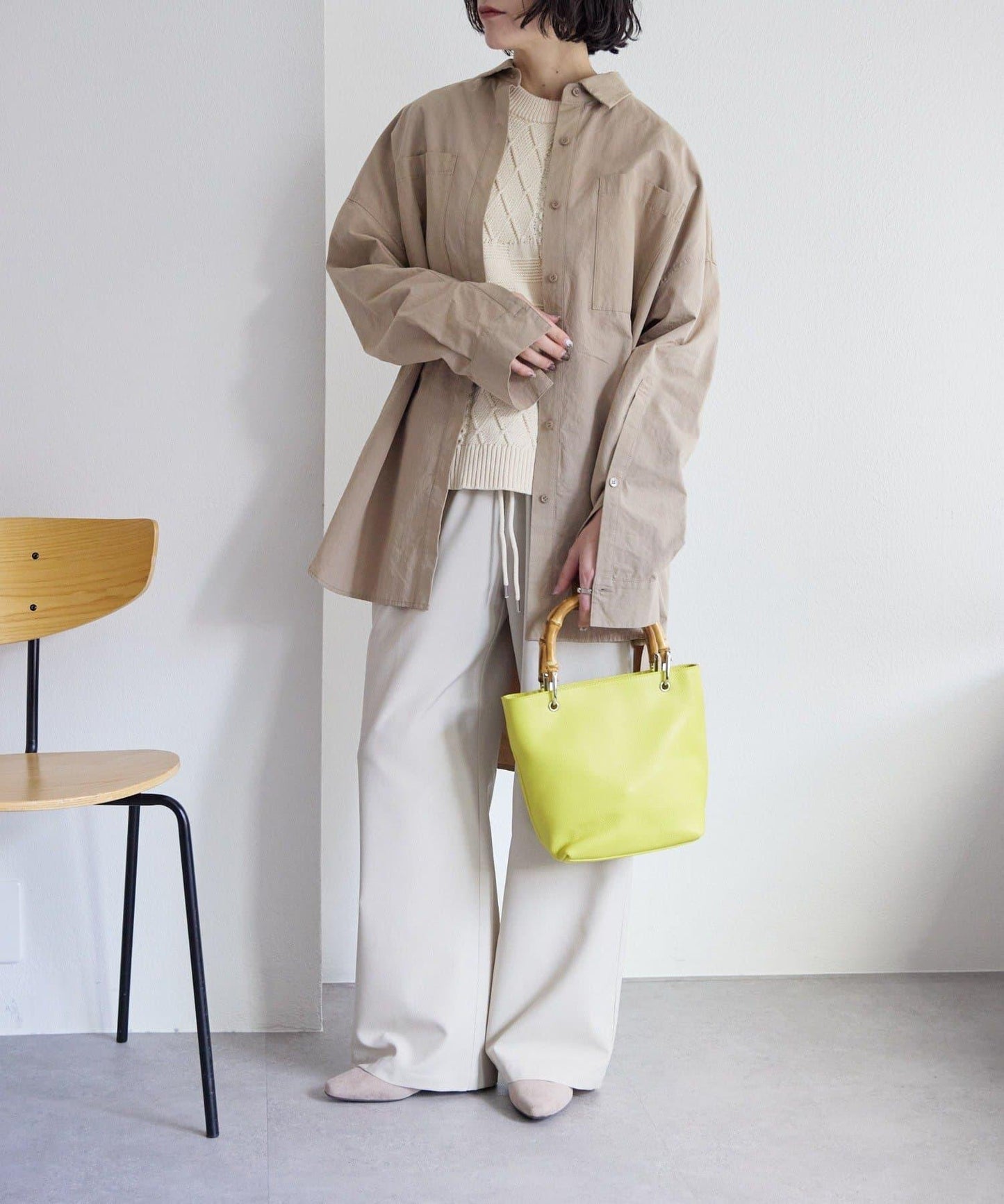 《本革》竹編托特包S