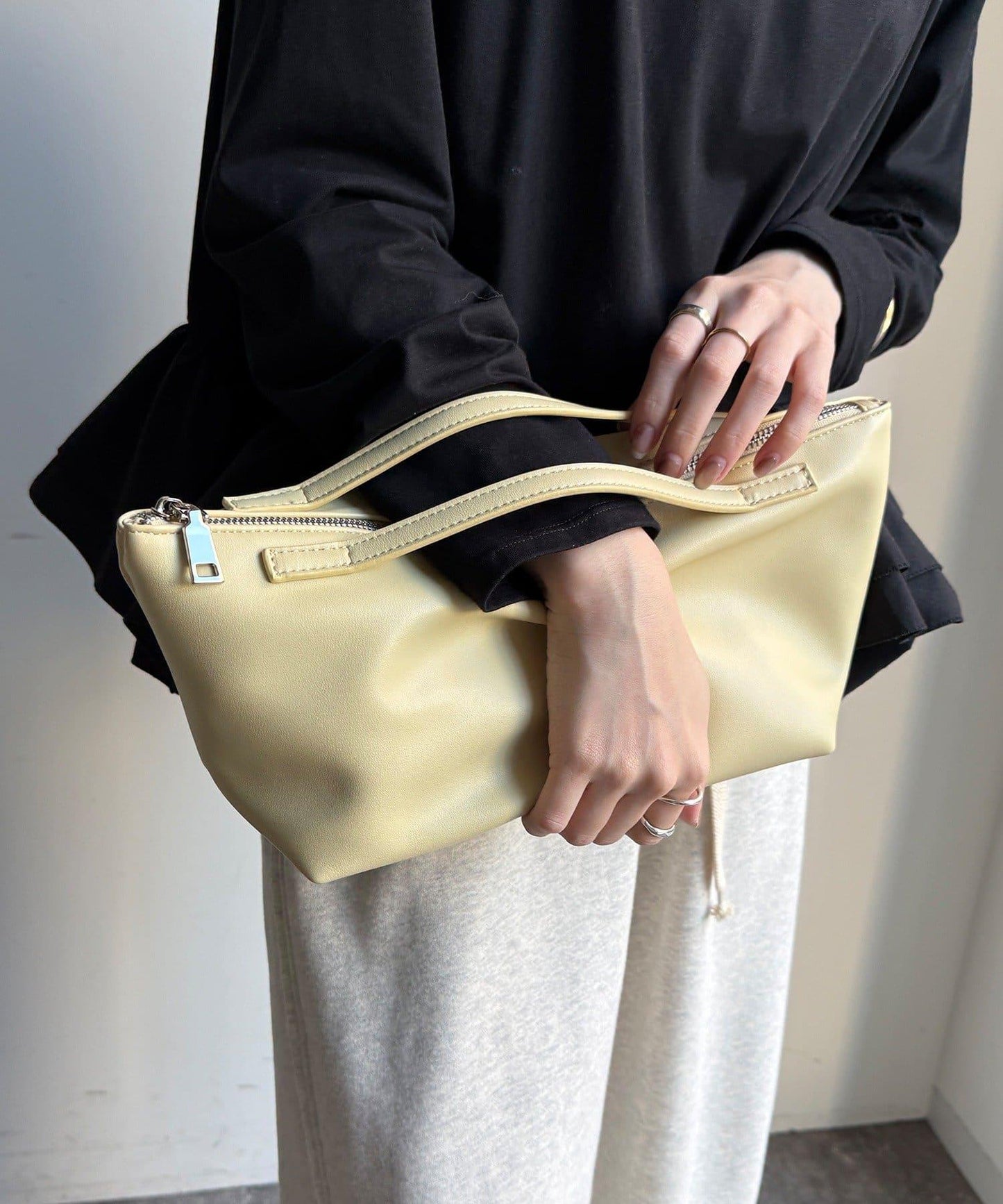 橫款2用托特包附化妝包