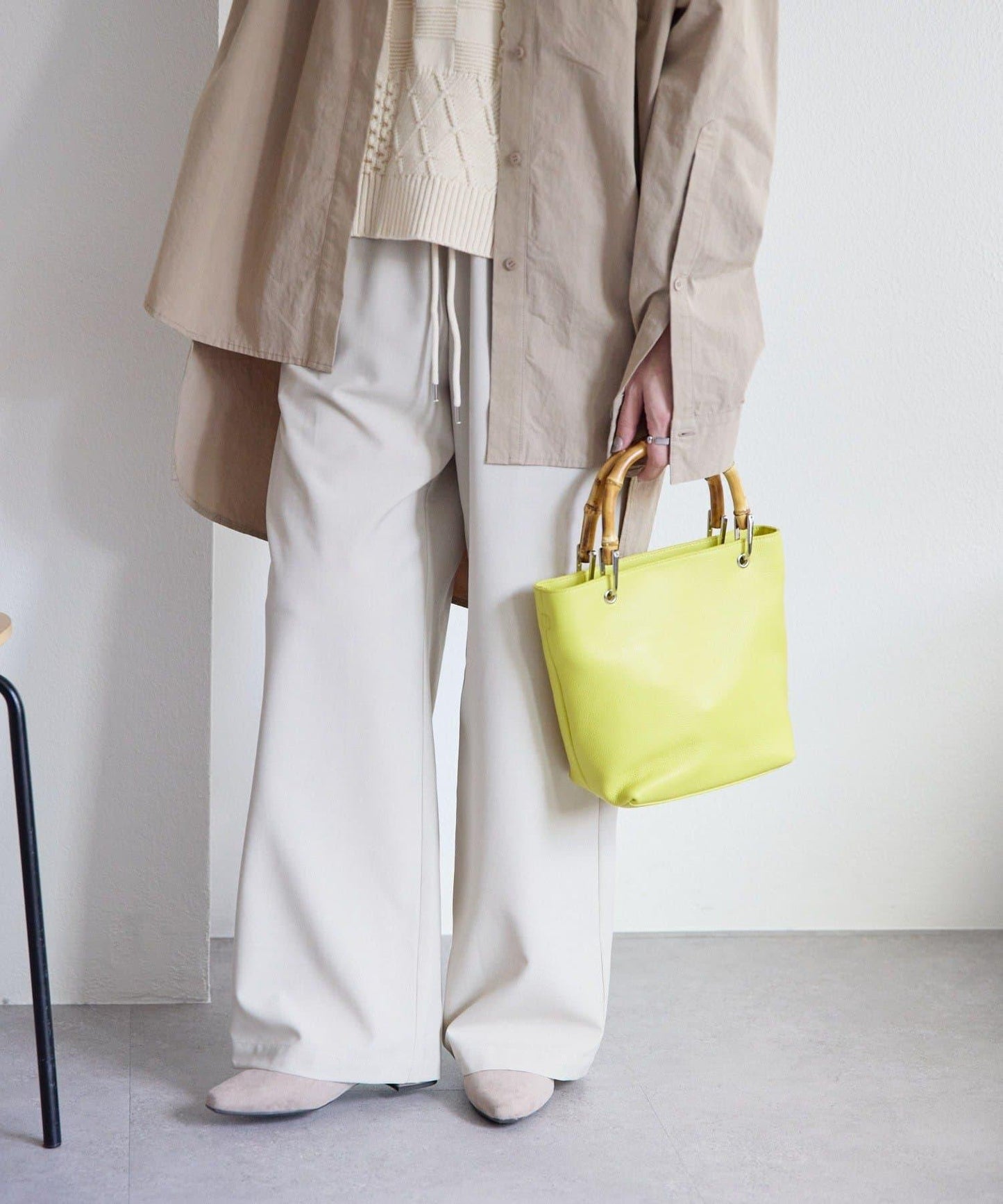 《本革》竹編托特包S