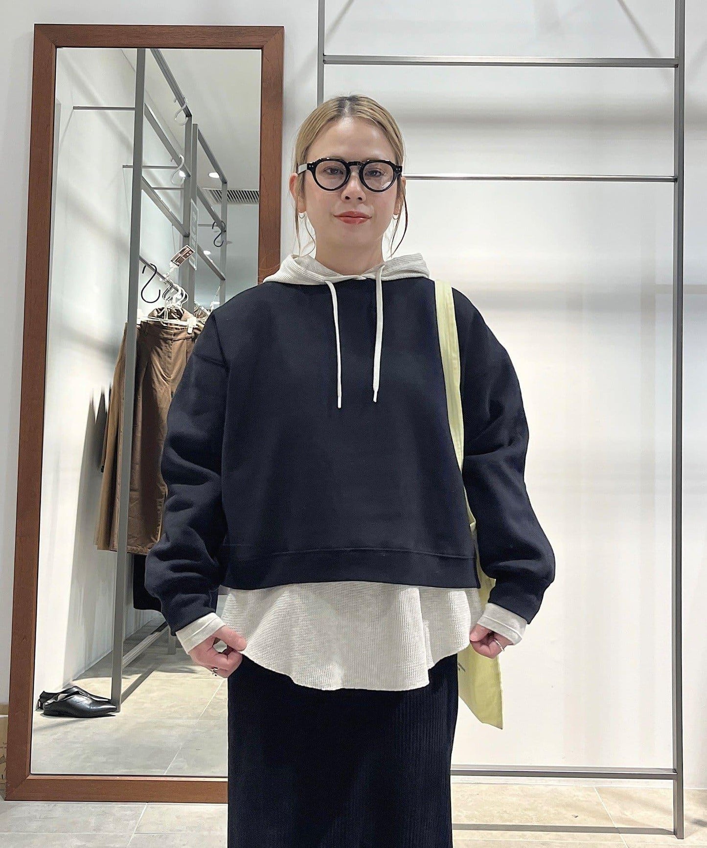 【@yns628企畫】華夫格拼接連帽衛衣