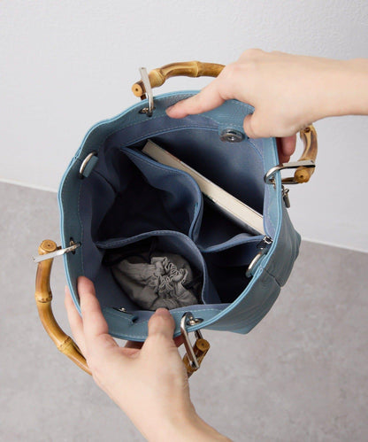 《本革》竹編托特包S