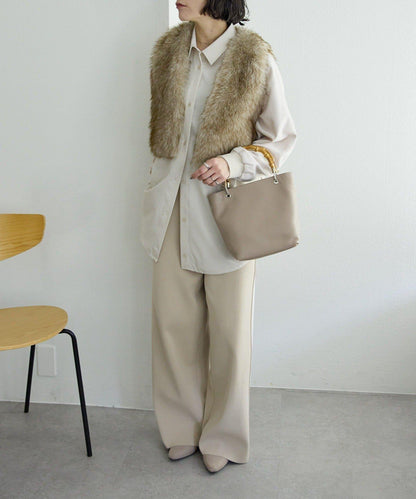 《本革》竹編托特包S