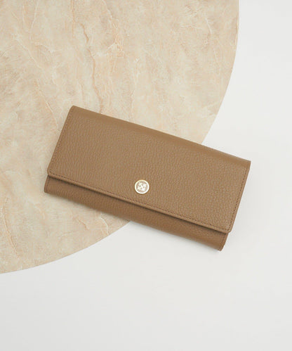 圓形裝飾長款錢包