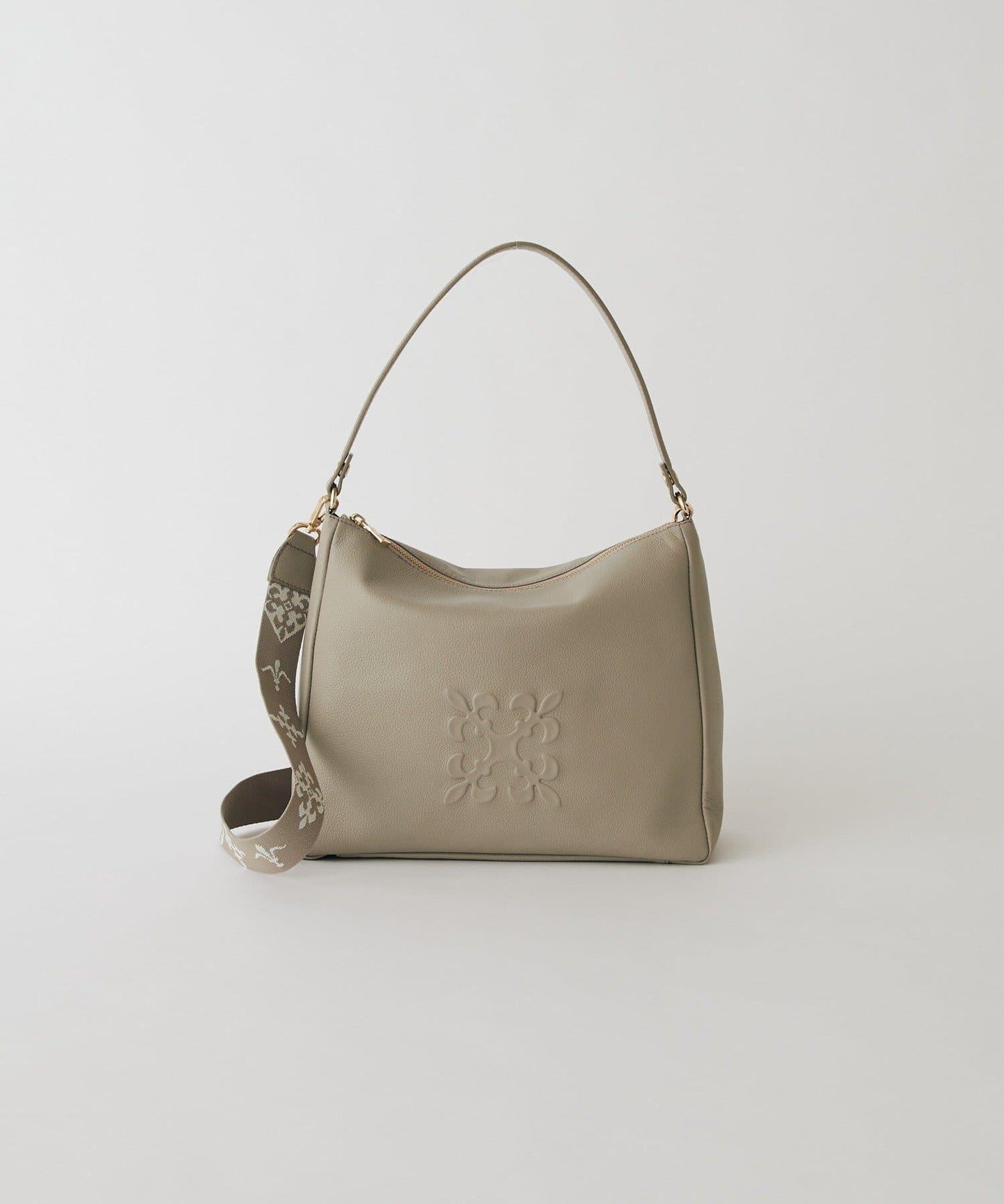 壓紋字母2WAY單肩斜挎包