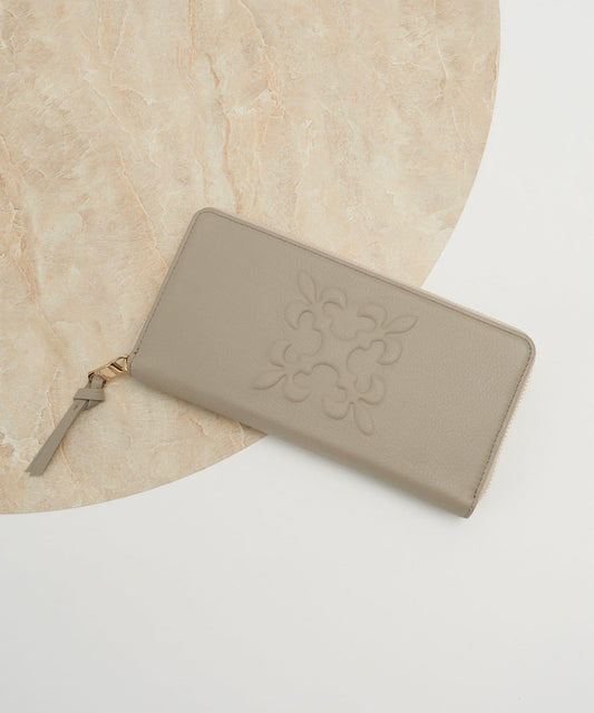 壓紋字母多功能錢包