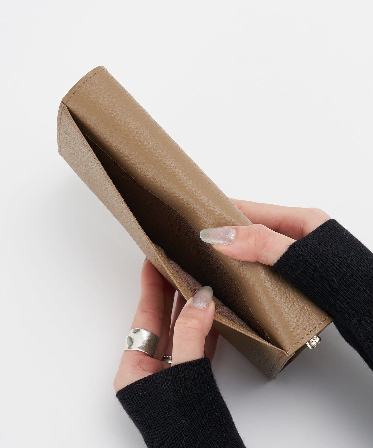 圓形裝飾長款錢包