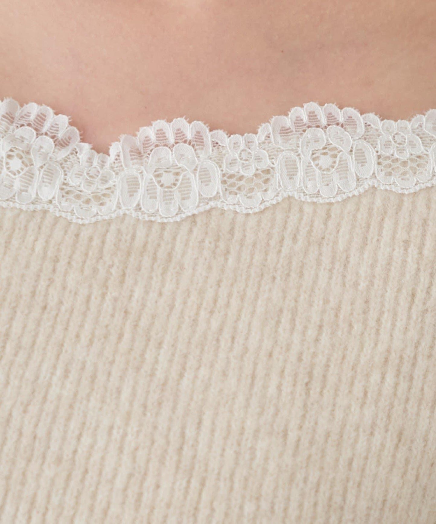 蕾絲針織吊帶衫&開衫套裝