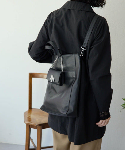 《本革/A4サイズ対応》豎款托特包L