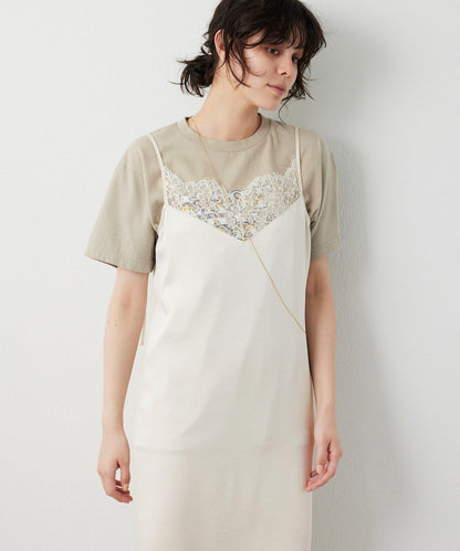 蕾絲長款吊帶裙