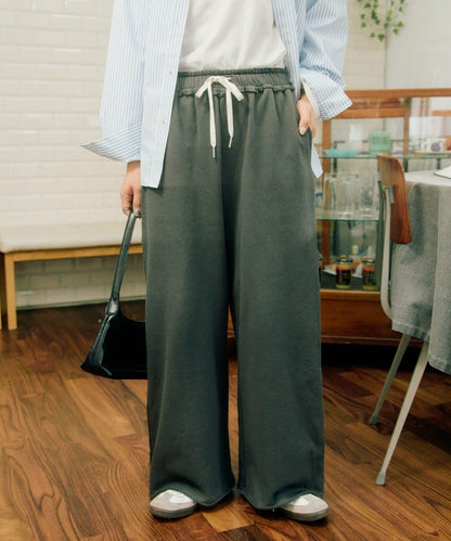 【新色上市】加絨寬鬆休閒褲/衛褲