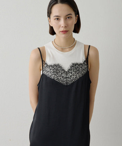 蕾絲長款吊帶裙