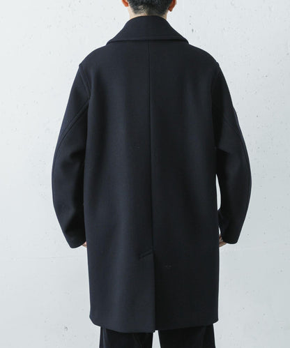 blurhmsROOTSTOCK 羊毛呢料10粒扣海軍大衣