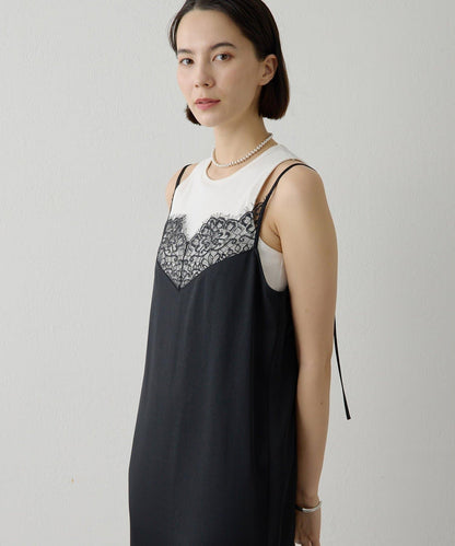 蕾絲長款吊帶裙