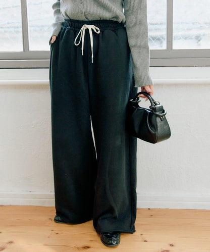 【新色上市】加絨寬鬆休閒褲/衛褲